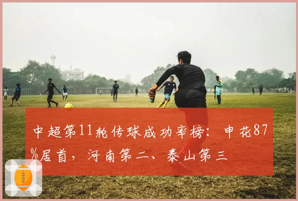 中超第11轮传球成功率榜：申花87%居首，河南第二、泰山第三