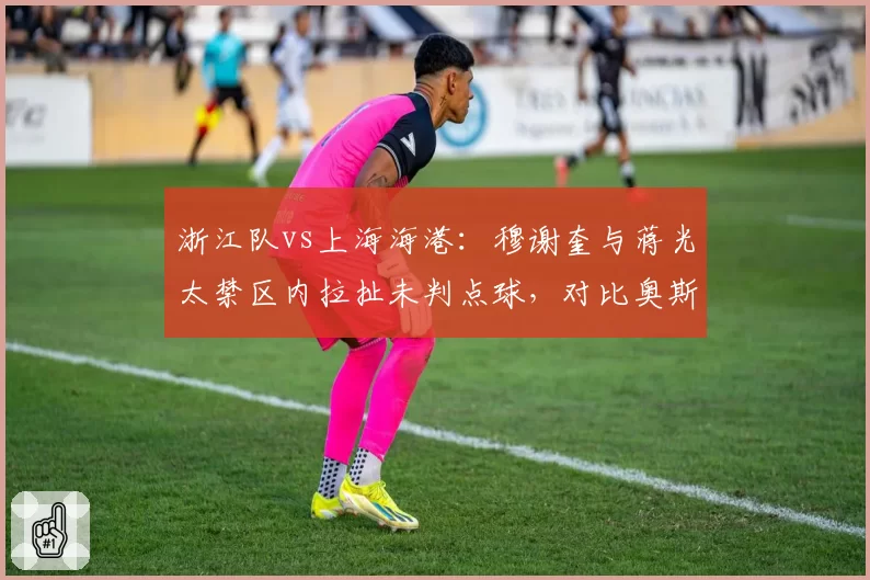 浙江队vs上海海港：穆谢奎与蒋光太禁区内拉扯未判点球，对比奥斯卡此前点球尺度悬疑？